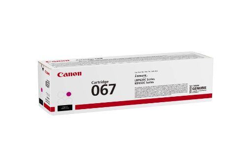 Obrázek Canon TONER 067 purpurová pro i-SENSYS LBP631Cw, LBP633Cdwa, MF651Cw, MF655Cdw, MF657Cdw (1250 str.)