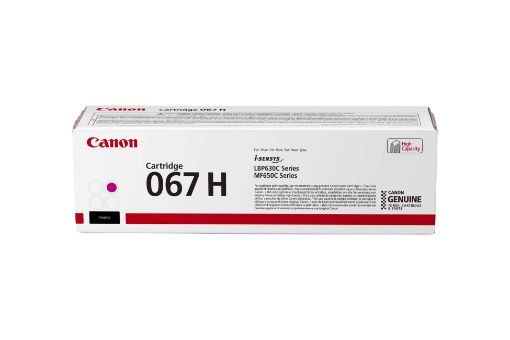 Obrázek Canon TONER  067H purpurová pro i-SENSYS LBP631Cw, LBP633Cdw, MF651Cw, MF655Cdw, MF657Cdw (2350 str.)