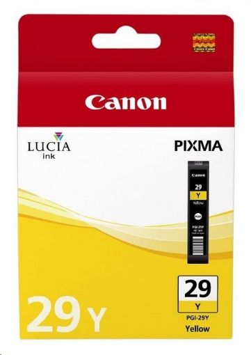 Obrázek Canon CARTRIDGE PGI-29 Y žlutá pro PIXMA PRO-1 (1420 str.)