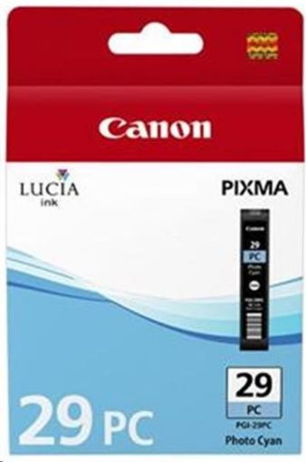 Obrázek Canon CARTRIDGE PGI-29 PC azurová pro PIXMA PRO-1 (400 str.)