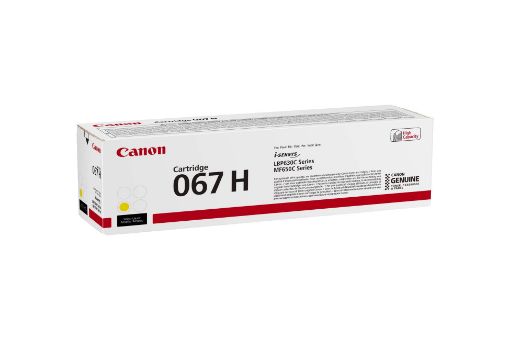 Obrázek Canon TONER 067H žlutá pro i-SENSYS LBP631Cw, LBP633Cdwa, MF651Cw, MF655Cdw, MF657Cdw (2350 str.)