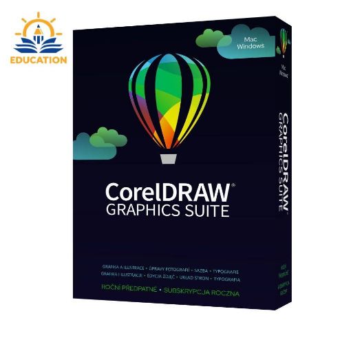 Obrázek CorelDRAW Graphics Suite Education 365 dní pronájem licence (15+) (Windows/MAC)