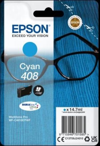 Obrázek EPSON ink Cyan 408 DURABrite Ultra Ink