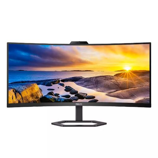 Obrázek Philips MT VA LED 34" 34E1C5600HE/00 - VA panel, 3440x1440, HDMI, DP, USB-C, USB, repro, nast vysky, webcam