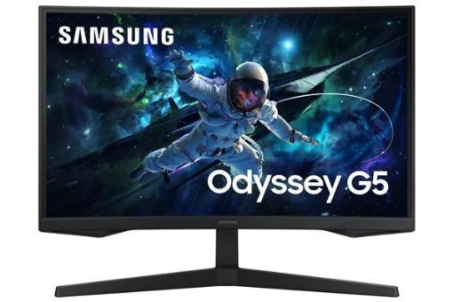 Obrázek SAMSUNG MT LED LCD Gaming Monitor 27" Odyssey LS27CG552EUXEN -prohnutý, VA,1ms, 2560x1440,165Hz,HDMI,Display Port