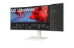 Obrázek LG MT IPS LCD LED 37,5" 38WR85QC-W -  IPS panel, 3840x1600, 2xHDMI, DP, USB-C, USB 3.0, RJ45,repro, nast vyska, zakriven