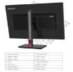 Obrázek LENOVO LCD P32pz-30 - 31.5",IPS,matný,16:9,3840x2160,650cd,4ms/6ms,1000:1,USB-C,RJ-45,HDMI,,DP,VESA,Pivot