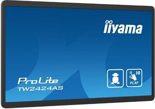 Obrázek iiyama ProLite TW2424AS-B1, Projected Capacitive, 10 TP, Full HD, USB, USB-C, Ethernet, Android, black