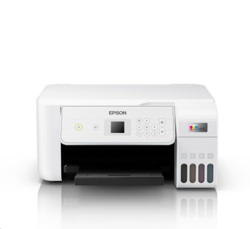 Obrázek EPSON tiskárna ink EcoTank L3286, 5760x1440dpi, A4, 33ppm, USB, Wi-Fi, sken, bílá