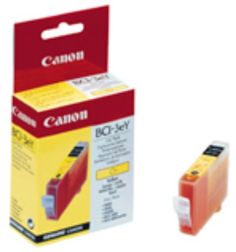 Obrázek Canon CARTRIDGE BCI-3e Y žlutá pro S4x0, S5x0, S750, i850, i6500, BJC-6x00, MP C400 (280 str.)