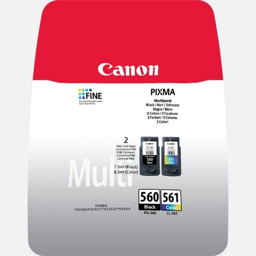 Obrázek Canon CARTRIDGE PG-560/CL-561 PVP SEC pro PIXMA TS535x, TS535xa, TS745x, TS745xi (180 str.)