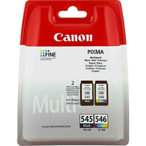 Obrázek Canon CARTRIDGE PG-545/CL-546 PVP pro PIXMA TR455x, MG2x50, MG255xS, TS205, TS305, TS335x (180 str.)