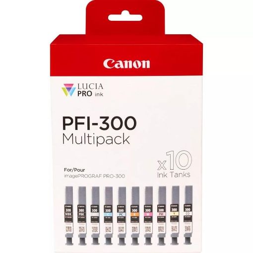 Obrázek Canon CARTRIDGE PFI-300 10ink Multi Pack pro imagePROGRAF PRO-300