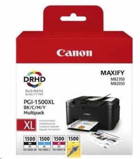 Obrázek Canon CARTRIDGE PGI-1500XL multipack pro Maxify MB2050, MB2150, MB2350, MB2750 a MB2755 ( 780 str.)