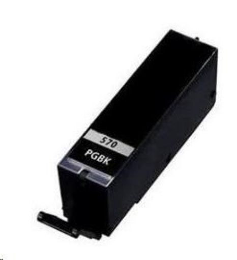 Obrázek CANON CARTRIDGE PGI-570BK XL černá DOUBLE-PACK SEC pro PIXMA MG575x, MG685x, MG775x, TS505x, TS605x, TS805x (1000 str.)