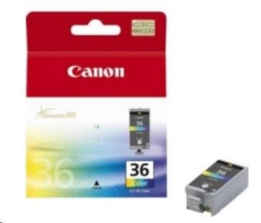 Obrázek Canon CARTRIDGE CLI-36 barevná TWIN-PACK pro PIXMA iP100, iP110, mini260, mini320 (249 str.)