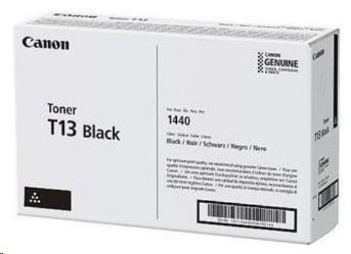 Obrázek Canon TONER T13k černá pro i-SENSYS X 1440iF,1440i,1440P,1440Pr (10 600 str.)