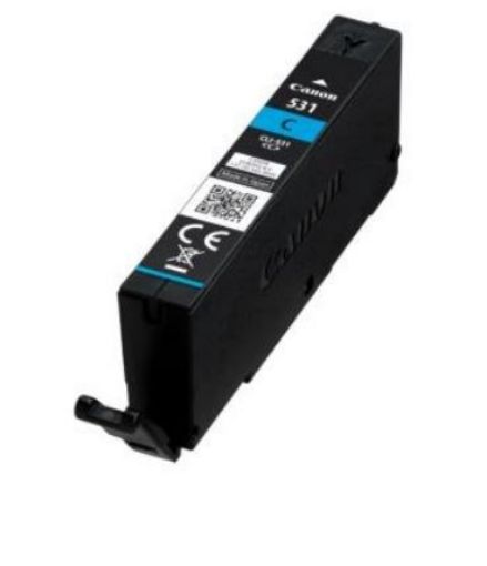 Obrázek Canon CARTRIDGE CLI-531 C EUR azurová pro PIXMA TS8750,8751