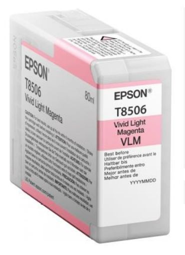 Obrázek EPSON ink bar ULTRACHROME HD "Kosatka" - Light Magenta - T850600 (80 ml)