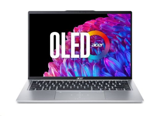 Obrázek ACER NTB Swift Go 14 (SFG14-73-77RA), Core Ultra 7 155H,14," 2880x1800,32GB,1TB SSD,Intel Arc,W11H,Pure Silver