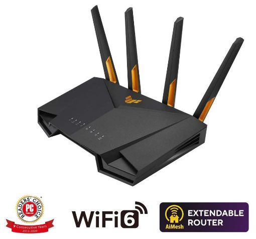 Obrázek ASUS TUF-AX4200 (AX4200) WiFi 6 Extendable Gaming Router, 2.5G port, AiMesh, 4G/5G Mobile Tethering