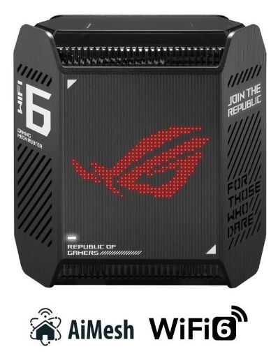 Obrázek ASUS GT6 1-pack black Wireless AX10000 ROG Rapture Wifi 6 Tri-band Gaming Mesh System