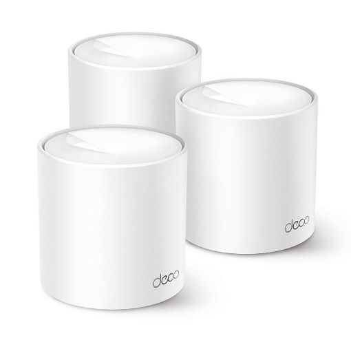 Obrázek TP-Link Deco X10(3-pack) WiFi6 Mesh (AX1500, 2,4GHz/5GHz, 2xGbELAN/WAN)