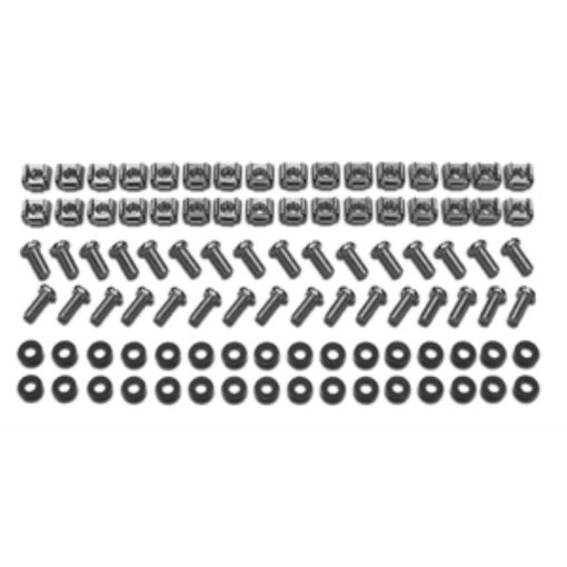 Obrázek APC EasyRack M6 Hardware Kit, 32sets of M6 cage nuts, nylon washers,slot/phillips screws