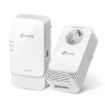 Obrázek TP-Link PGW2440 KIT EasyMesh WiFi6 průchozí powerline set (G.hn2400,AX1800,2,4GHz/5GHz,3xGbE)