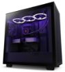 Obrázek NZXT skříň H7 Flow edition  / ATX / 2x120 mm fan / USB-C / 2x USB / prosklená bočnice / mesh panel / černá