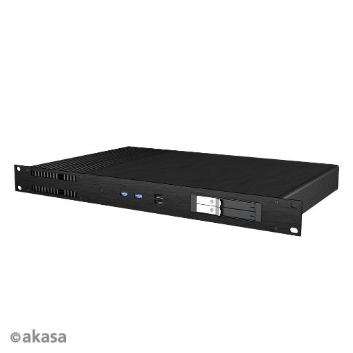 Obrázek AKASA case Galileo TU1 Plus,Intel LGA1700 1U fanless Thin Mini-ITX case