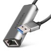 Obrázek AXAGON ADE-25R USB-A 3.2 Gen 1 - 2.5 Gigabit Ethernet síťová karta, Realtek 8156, auto install, šedá