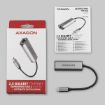 Obrázek AXAGON ADE-25RC USB-C 3.2 Gen 1 - 2.5 Gigabit Ethernet síťová karta, Realtek 8156, auto install, šedá