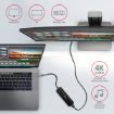 Obrázek AXAGON HMC-6H4A, USB 3.2 Gen 1 hub, porty 4x USB-A, HDMI 4k/30Hz, PD 100W, kabel USB-C 20cm