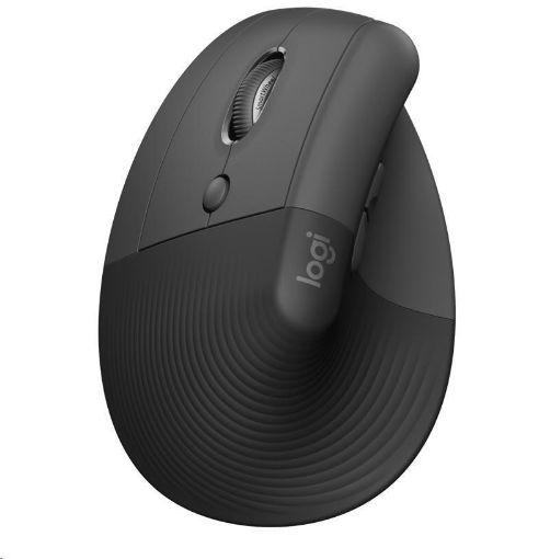 Obrázek Logitech Lift Left Vertikální ergonomická myš pro leváky, graphite/ black