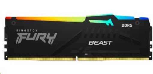 Obrázek KINGSTON DIMM DDR5 16GB 6000MT/s CL36 FURY Beast RGB EXPO