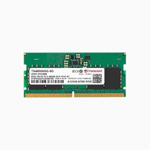 Obrázek TRANSCEND SODIMM DDR5 8GB 4800MHz JM 1Rx16 1Gx16 CL40 1.1V