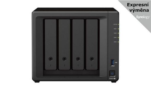 Obrázek Synology DS923+ DiskStation (2C/RyzenR1600/2,6-3,1GHz/4GBRAM/4xSATA/2xM.2/2xUSB3.2/2xGbE/1xPCIe)