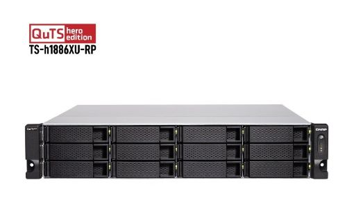 Obrázek QNAP TS-h1886XU-RP-R2-D1622-32G (4C/XeonD-1622/3,2GHz/32GBRAM/18xSATA/4x2,5GbE/2xSFP+/2xUSB3.2/4xPCIe/RP)