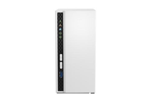 Obrázek QNAP TS-233 (4C/CORTEX-A55/2GHz/2GBRAM/2xSATA/1xGbE/2xUSB2.0/1xUSB3.2)