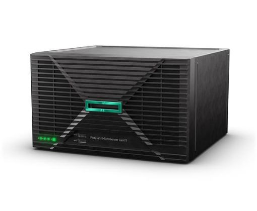 Obrázek HPE PL MicroServer Gen11 E-2414 (2.8/4C) 16G VROC 4LFF/4SFF NHP 2xPCIe 4x1G iLo6 1x180W NBD111