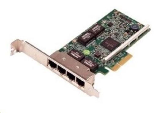 Obrázek DELL Broadcom 5719 QP 1Gb Network Interface Card Full Height CusKit T150,T350,T550,R450,R650,R750