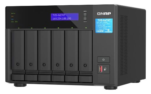 Obrázek QNAP TVS-h674T-i5-32G (6C/i5-12400/4,4GHz/32GBRAM/6xSATA/2x2,5GbE/2xM.2/3xUSB3.2/1xHDMI/2xTB/2xPCIe)