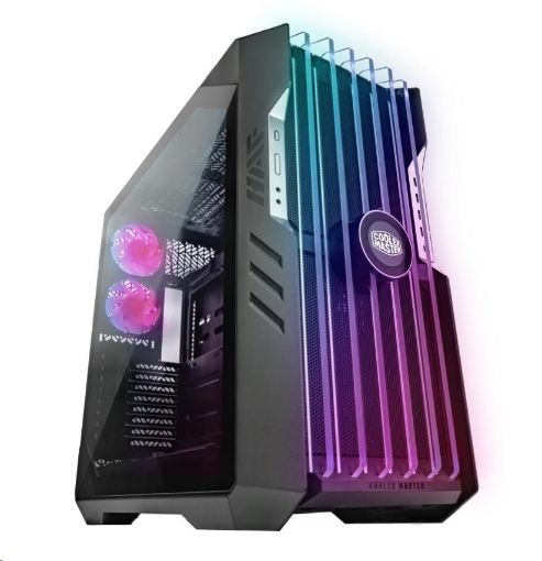 Obrázek Cooler Master case HAF 700 EVO, ARGB, průhledná bočnice, šedá