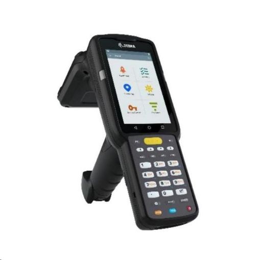 Obrázek Zebra MC3330XR, 2D, SR, SE4770, USB, BT, Wi-Fi, alpha, Gun, RFID, IST, PTT, GMS, Android