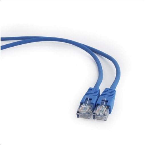 Obrázek GEMBIRD kabel patchcord Cat5e UTP 0,25m, modrý