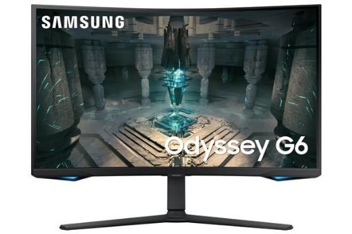 Obrázek SAMSUNG MT LED LCD Gaming Smart Monitor 32" Odyssey G65B  - prohnutý,VA,2560x1440,1ms,240Hz,Wifi, BT,Pivot