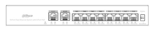 Obrázek Dahua PFS3010-8ET-65 switch, 10 portů Fast Ethernet, 8 PoE