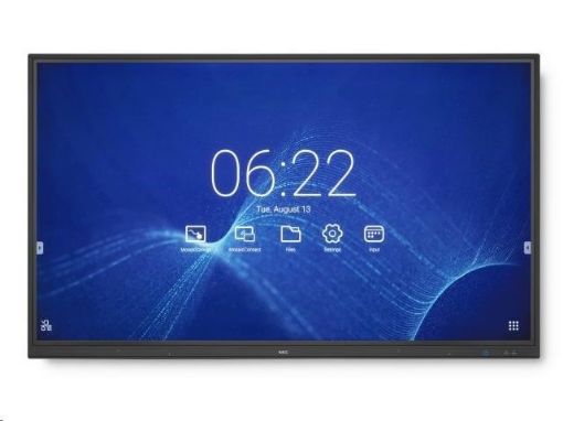 Obrázek NEC LCD 65" MultiSync CB651Q-2, 3840x2160, 350nit, 1200:1, 8ms, 12/7, VGA, HDMI, RS232, LAN, Dotyk, OPS Slot