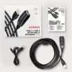 Obrázek AXAGON ADR-215, USB 2.0 A-M -> A-F aktivní prodlužovací / repeater kabel, 15m